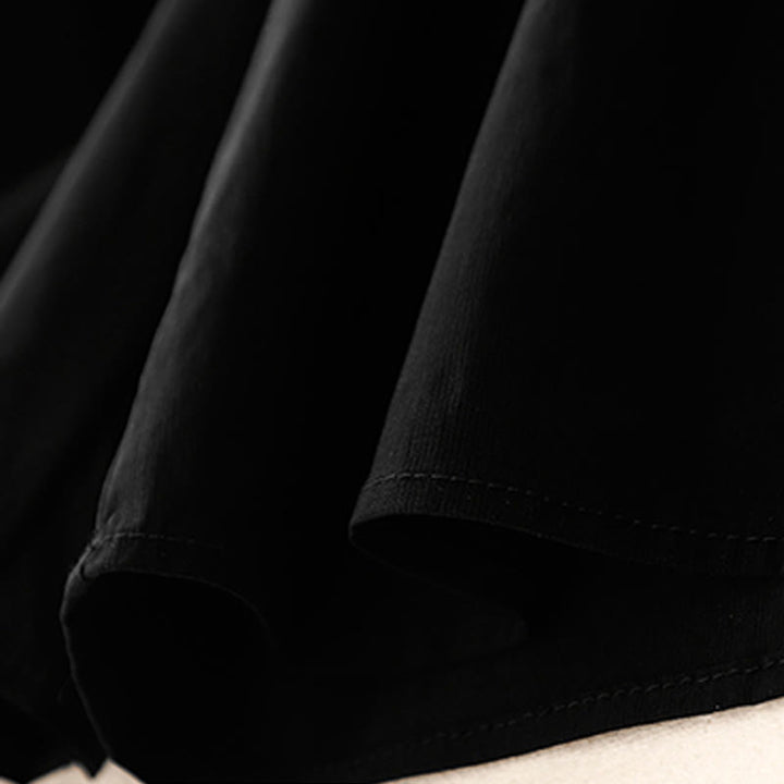 Buddha Stones Luźne, gładkie, damskie, bawełniane, elastyczne, szerokie nogawki, długość 7-8, z kieszeniami - image 12