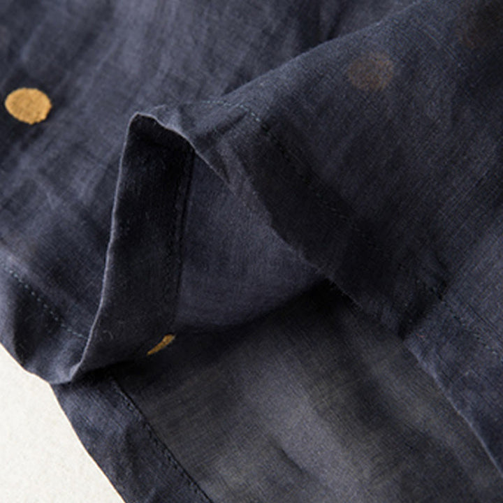 Spódnica plisowana damska w artystyczny wzór w kropki z Buddha Stones - image 21