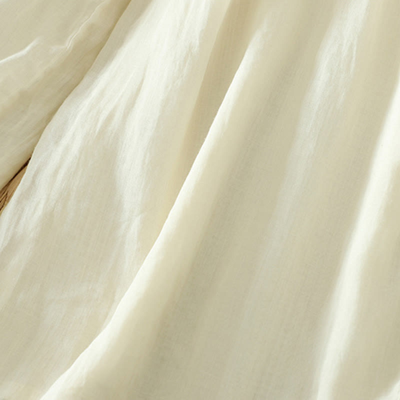 Buddha Stones, swobodne, gładkie, podszyte, elastyczne, damskie, poliestrowe, szerokie spodnie z kieszeniami - image 2