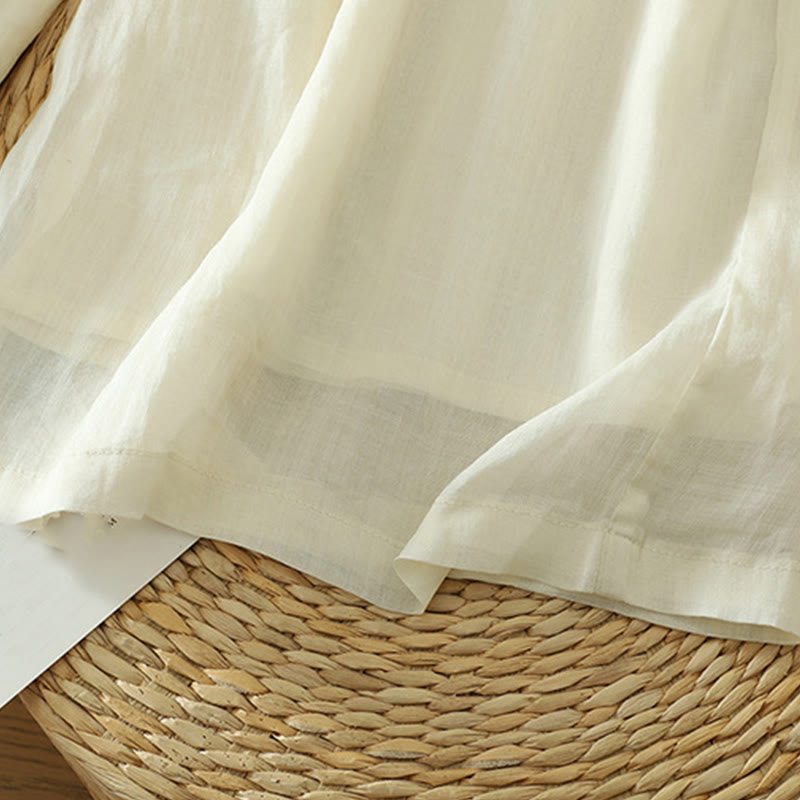 Buddha Stones, swobodne, gładkie, podszyte, elastyczne, damskie, poliestrowe, szerokie spodnie z kieszeniami - image 8