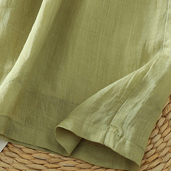 Buddha Stones, swobodne, gładkie, podszyte, elastyczne, damskie, poliestrowe, szerokie spodnie z kieszeniami - image 13