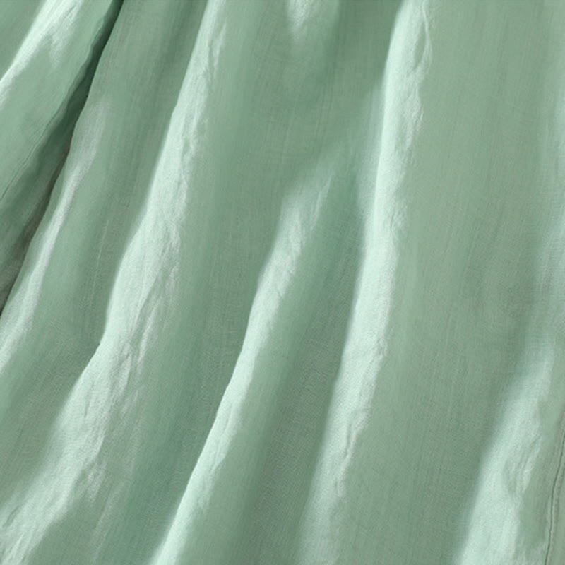 Buddha Stones, swobodne, gładkie, podszyte, elastyczne, damskie, poliestrowe, szerokie spodnie z kieszeniami - image 18