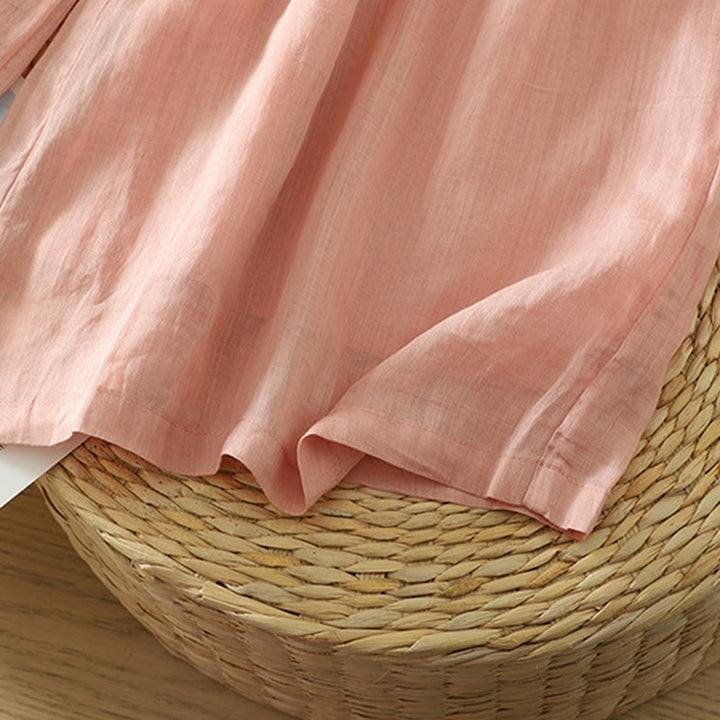 Buddha Stones, swobodne, gładkie, podszyte, elastyczne, damskie, poliestrowe, szerokie spodnie z kieszeniami - image 22