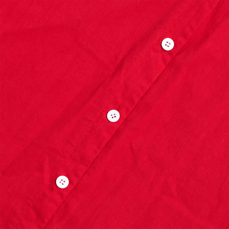 Koszula damska z bawełny i lnu Buddha Stones Summer Casual Plain Breasted Collared Short Sleeve - image 15