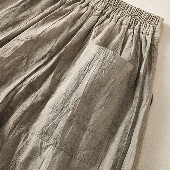 Buddha Stones Letnie Casualowe Spodenki Damskie Z Kieszeniami Z Tie-Dye Z Gładkiej Bawełny - image 13