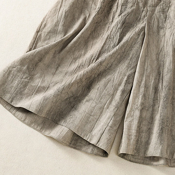 Buddha Stones Letnie Casualowe Spodenki Damskie Z Kieszeniami Z Tie-Dye Z Gładkiej Bawełny - image 15