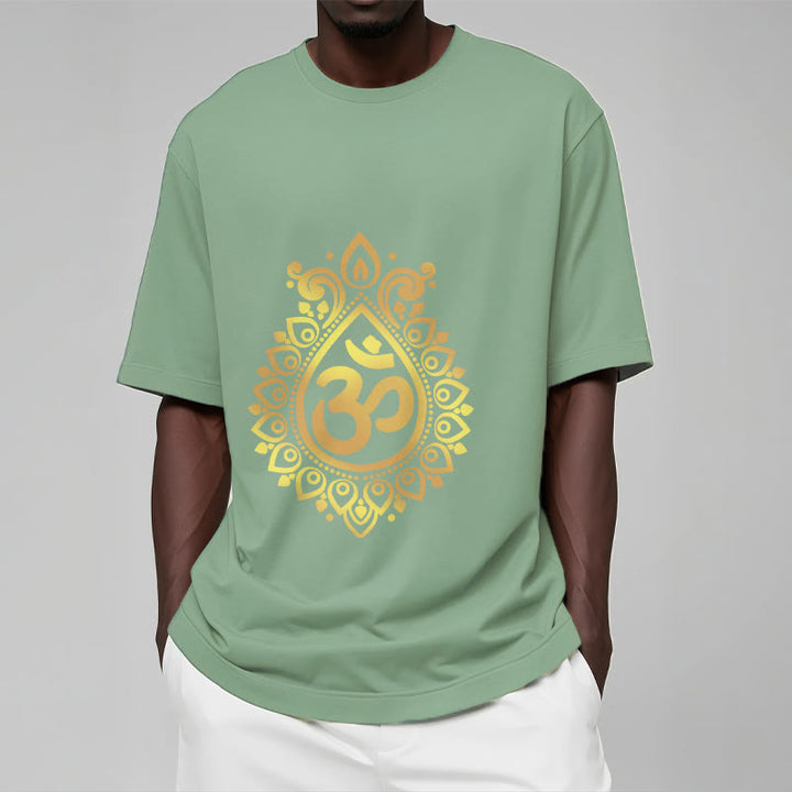 Koszulka z nadrukiem Buddha Stones Water Drop OM Design - image 15