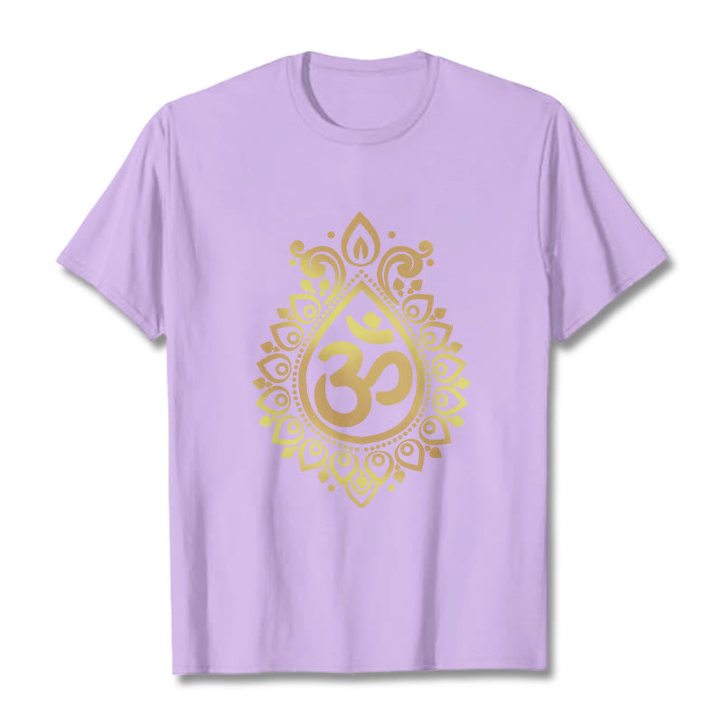 Koszulka z nadrukiem Buddha Stones Water Drop OM Design - Śliwka - 2XL - image 16