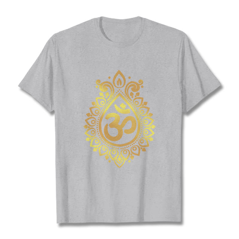 Koszulka z nadrukiem Buddha Stones Water Drop OM Design - Jasnoszary - 2XL - image 19
