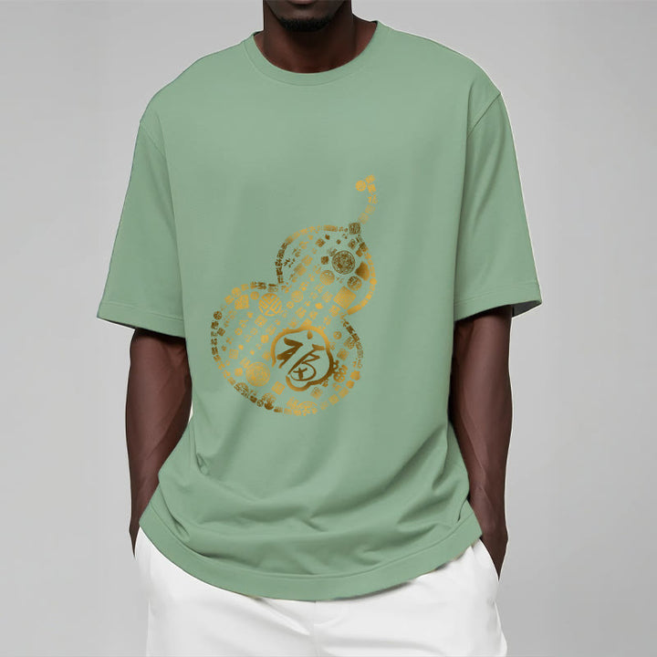 Koszulka z nadrukiem Buddha Stones Gourd Fu Charakter T-shirt - image 15
