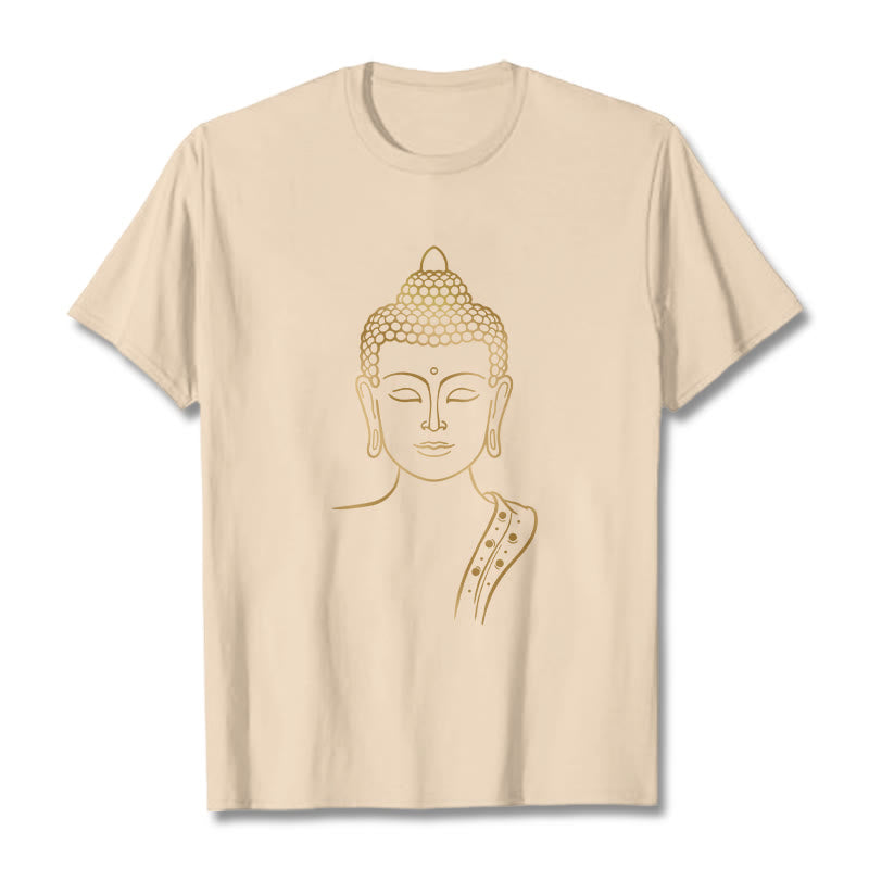 Buddha Stones Złoty Budda w Głębokiej Medytacji Koszulka T-shirt - For - 2XL - image 10