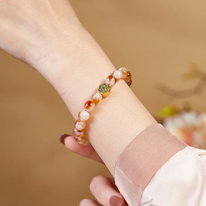 Bransoletka ochronna Buddha Stones 999 Sterling Silver Citrine Om Mani Padme Hum - image 8