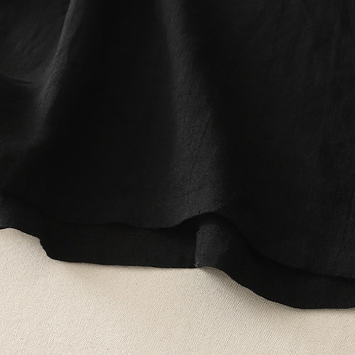 Koszula damska z krótkim rękawem z poliestru Buddha Stones Plain Threaded Crew Neck Design - image 11