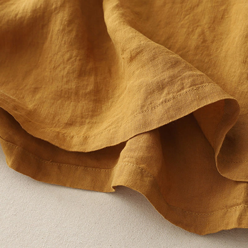 Koszula damska z krótkim rękawem z poliestru Buddha Stones Plain Threaded Crew Neck Design - image 15