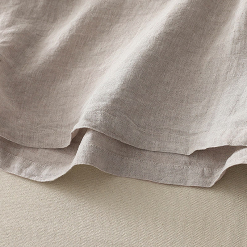 Koszula damska z krótkim rękawem z poliestru Buddha Stones Plain Threaded Crew Neck Design - image 28