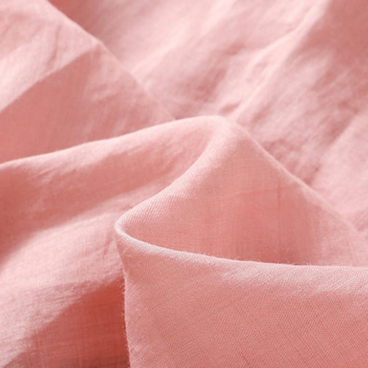 Koszula Buddha Stones z bawełny i lnu z haftem i rękawami trzy czwarte  - image 28