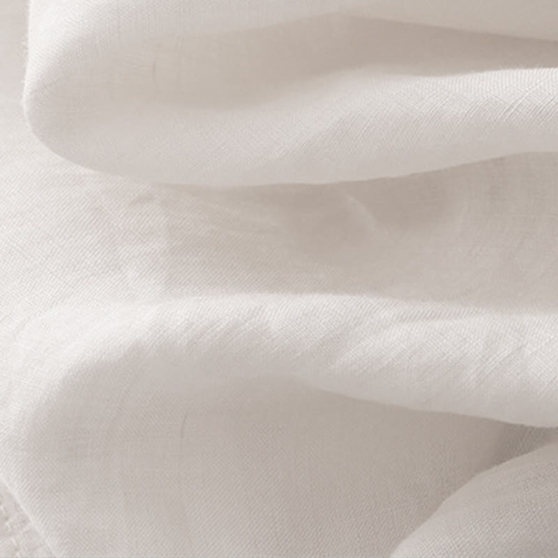 Koszula damska Buddha Stones Plain Button Crew Neck Design z mieszanki bawełny i rękawami trzy czwarte - image 19