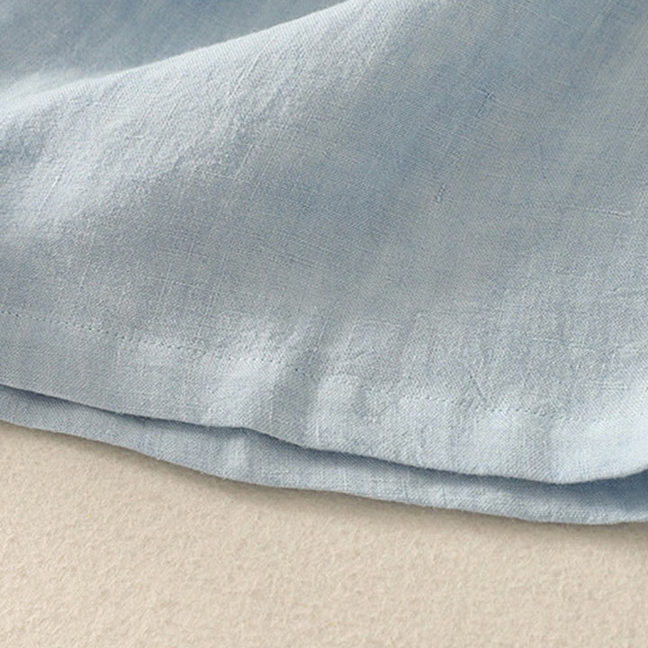 Buddha Stones Casual Lato Gładki Okrągły Dekolt Bawełna Damska Koszulka Z Krótkim Rękawem