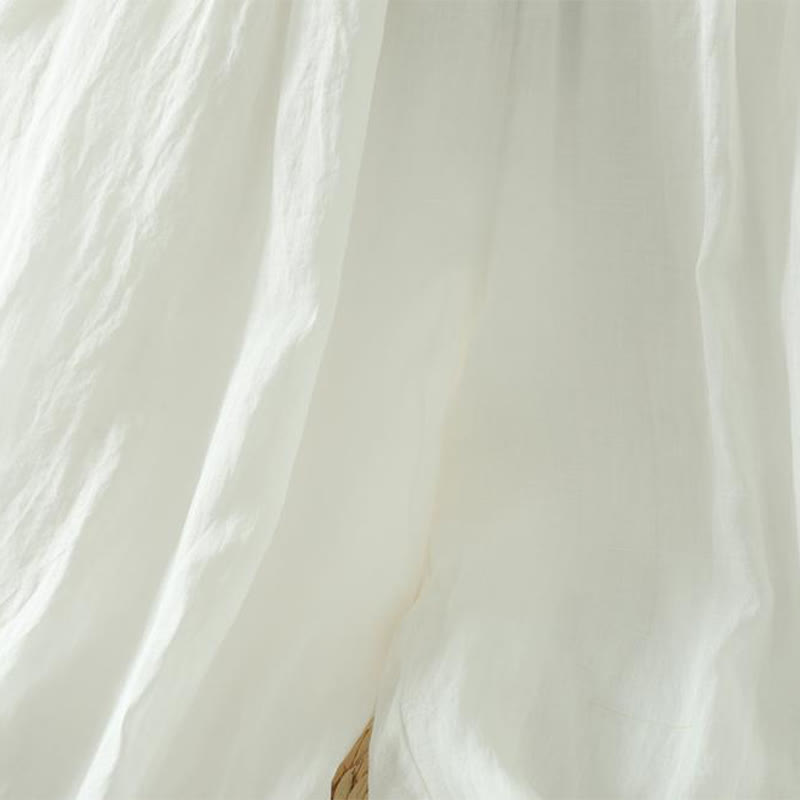 Damskie spodnie haremowe do kostek z kieszeniami w kolorze czystego koloru i prostym wzornictwem z Buddha Stones Commute - image 10