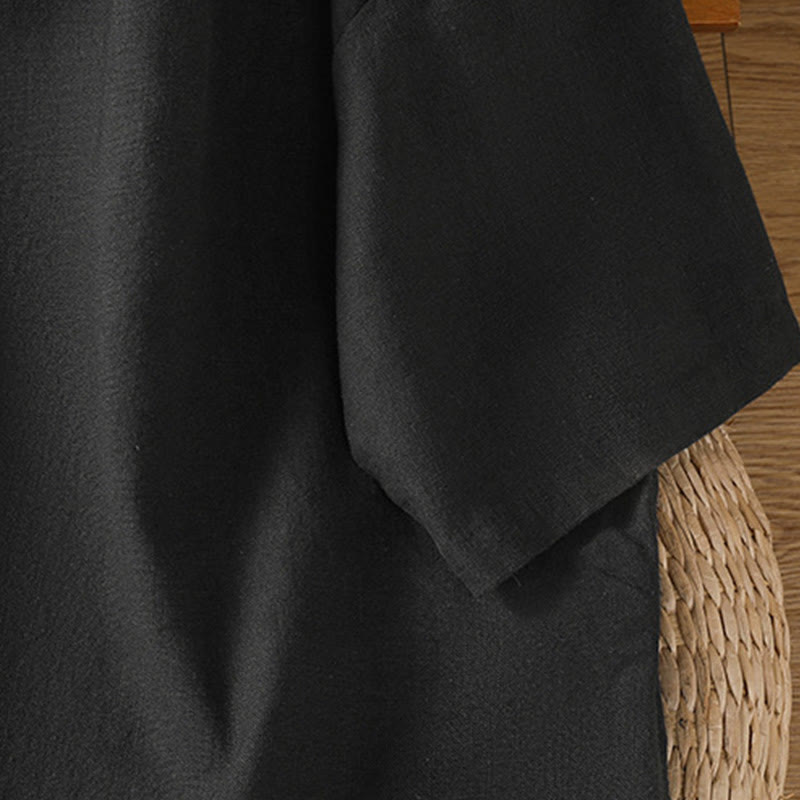 T-shirt damski z krótkim rękawem i bawełnianą koszulką z okrągłym dekoltem i Buddha Stones na lato - image 24