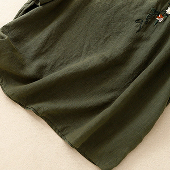 Koszulka damska z krótkim rękawem i bawełnianym nadrukiem Buddha Stones Casual Summer Crew Neck T-shirt - image 18