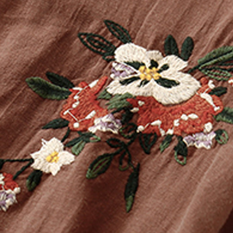 Koszulka damska z krótkim rękawem i bawełnianym nadrukiem Buddha Stones Casual Summer Crew Neck T-shirt