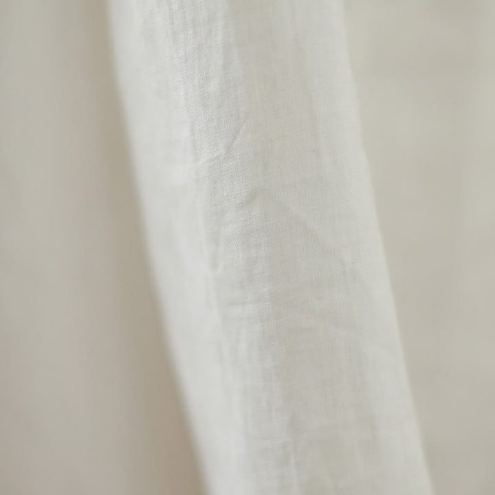 Sukienka midi z bawełny Buddha Stones w kwiaty, w kolorze białym, z guzikami z tyłu i kieszeniami, bez rękawów - image 10