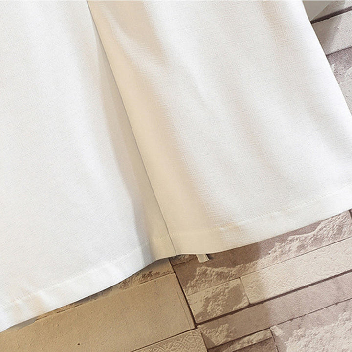 Kamienie Buddha Stones Smok Feniks Pomyślna Chmura Fale Liście Żurawie Otwarty Przód Kurtka Męska Kimono - image 31