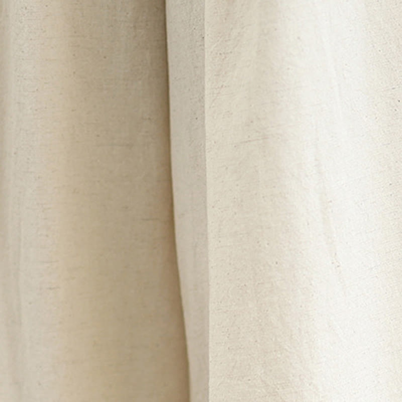 Buddha Stones Commute Proste Koronkowe Wzory 7-8 Długość Damskie Szerokie Nogawki Spodnie Bawełniane Lniane Z Kieszeniami - image 9