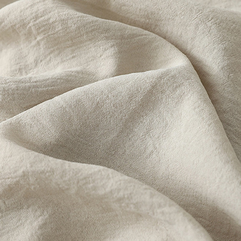 Buddha Stones Commute Casual Plain Frog-Button Design Damskie Haremowe Spodnie Bawełniane Lniane 7-8 Długość Z Kieszeniami - image 5