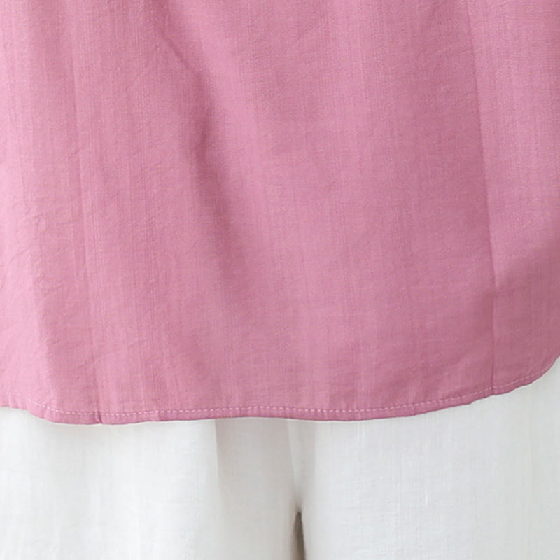 T-shirt damski z krótkim rękawem i okrągłym dekoltem z poliestru z Buddha Stones , swobodny, letni, prosty - image 10