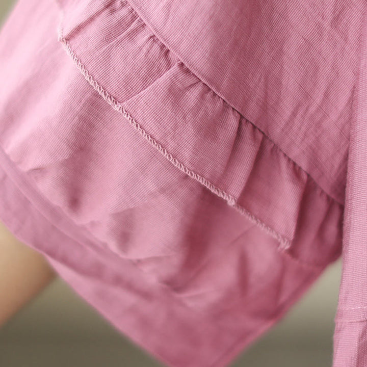 T-shirt damski z krótkim rękawem i okrągłym dekoltem z poliestru z Buddha Stones , swobodny, letni, prosty - image 8