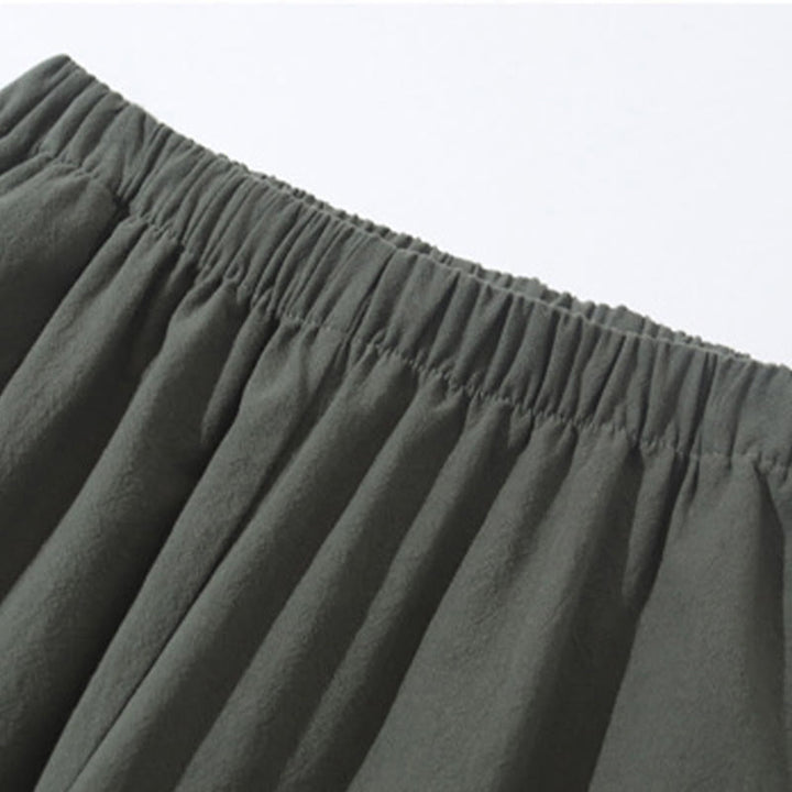 Buddha Stones 2-częściowy strój Tang z żabą i guzikami, koszula, spodnie, kieszenie, męski, bawełniany, lniany zestaw do medytacji - image 10