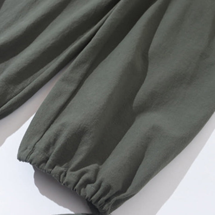 Buddha Stones 2-częściowy strój Tang z żabą i guzikami, koszula, spodnie, kieszenie, męski, bawełniany, lniany zestaw do medytacji - image 11