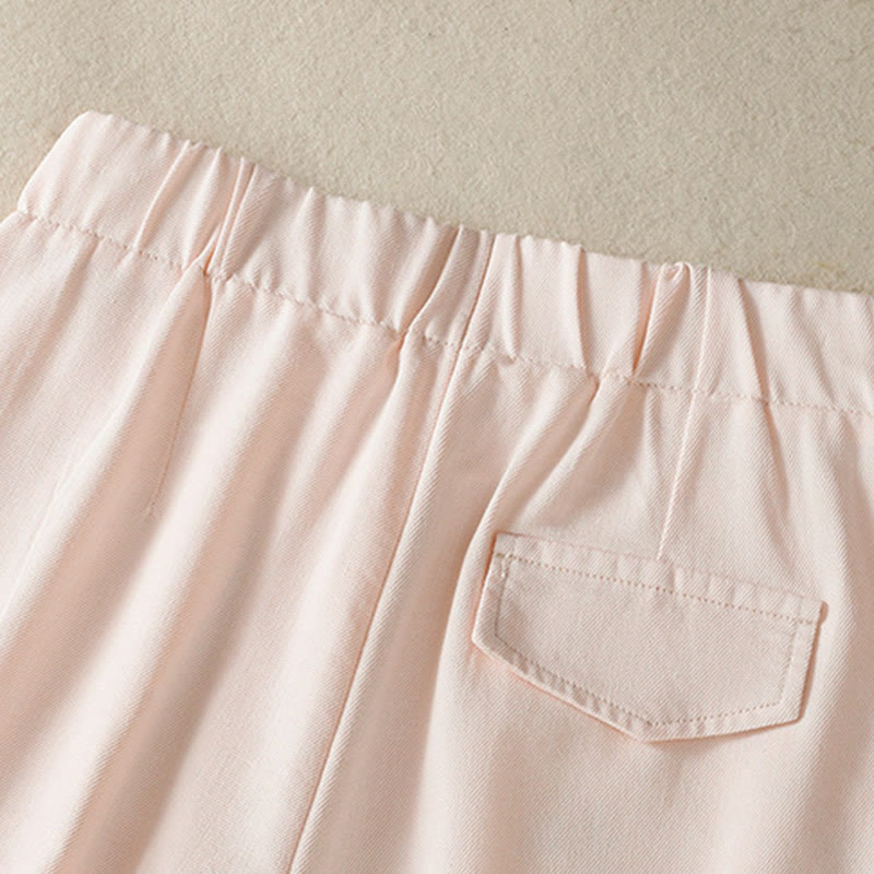 Buddha Stones Casual Koronkowe Patchworkowe Wzory Wysoki Stan Damskie Szerokie Nogawki Do Kostki Spodnie Z Kieszeniami Zamek Błyskawiczny - image 12