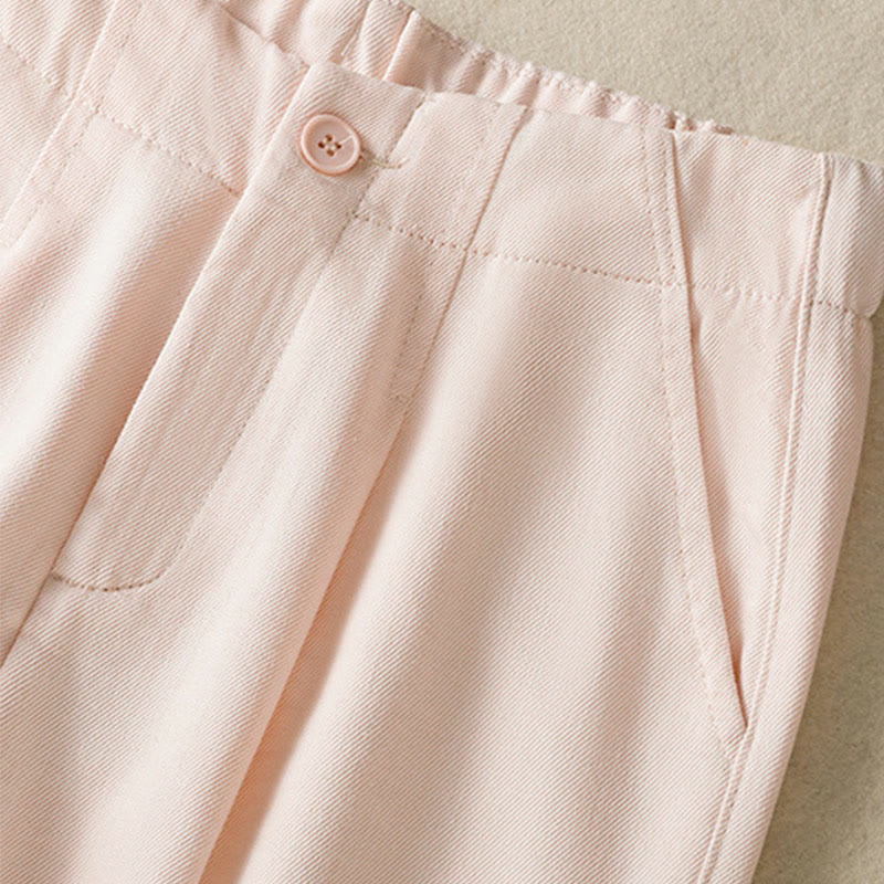 Buddha Stones Casual Koronkowe Patchworkowe Wzory Wysoki Stan Damskie Szerokie Nogawki Do Kostki Spodnie Z Kieszeniami Zamek Błyskawiczny - image 11