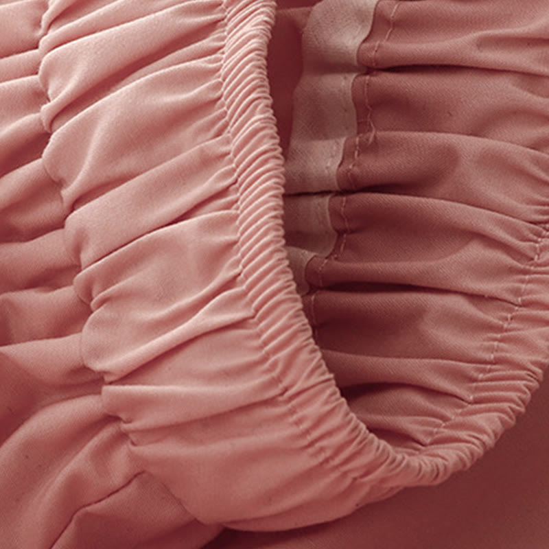 Spodnie damskie Buddha Stones Commute Plain Lace Patchwork Drawstring Design z szerokimi nogawkami i bawełnianymi kieszeniami do kostek - image 4