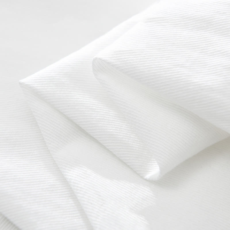 Buddha Stones Artystyczny Prosty Wzór Haftowany Wzór Bambusa Męska Koszulka Z Krótkim Rękawem Bawełniana - image 9