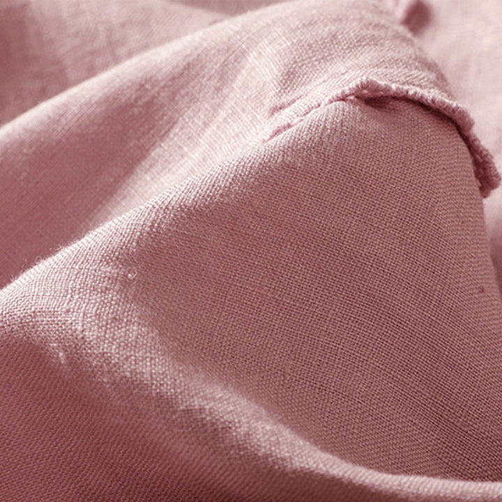 Buddha Stones Casualowe Gładkie Koronkowe Boczne Wzory 7-8 Długość Bawełna Lniane Damskie Spodnie Harem Z Kieszeniami - image 15