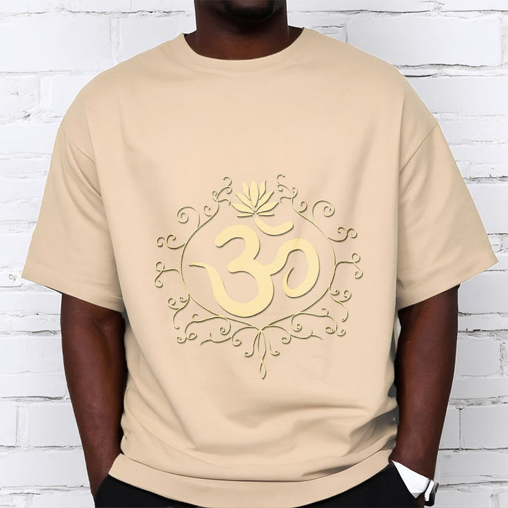 Buddha Stones Om Symbol Vines Kwiat Lotosu Koszulka T-shirt - image 12