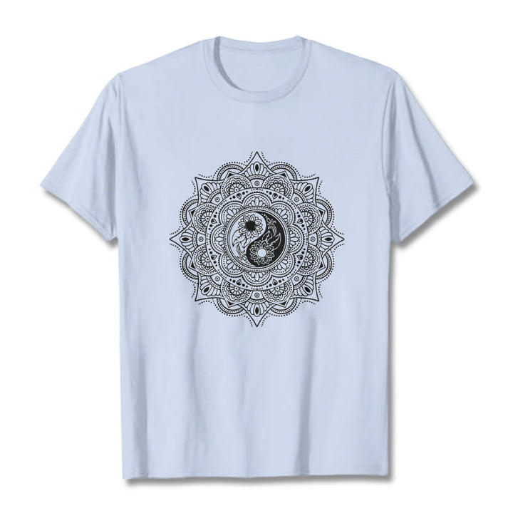 Buddha Stones z motywem symbolu YinYang i kamieni Buddy - Jasnoniebieski - 2XL - image 18