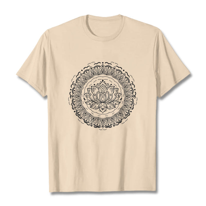 Koszulka z nadrukiem Buddha Stones Mandala Kwiat Lotosu - For - 2XL - image 9
