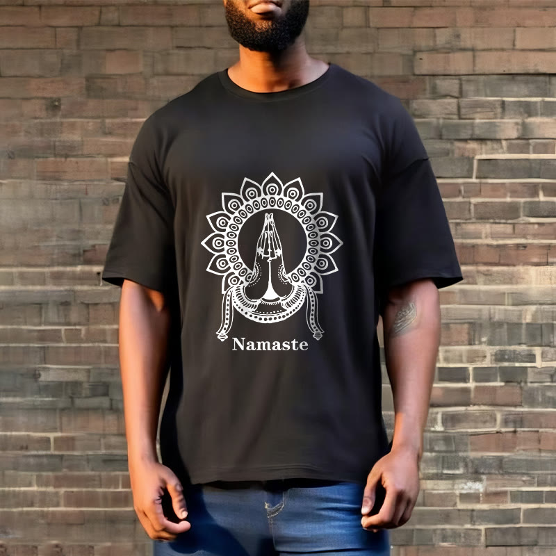 T-shirt z motywem mandali i Buddha Stones - image 3