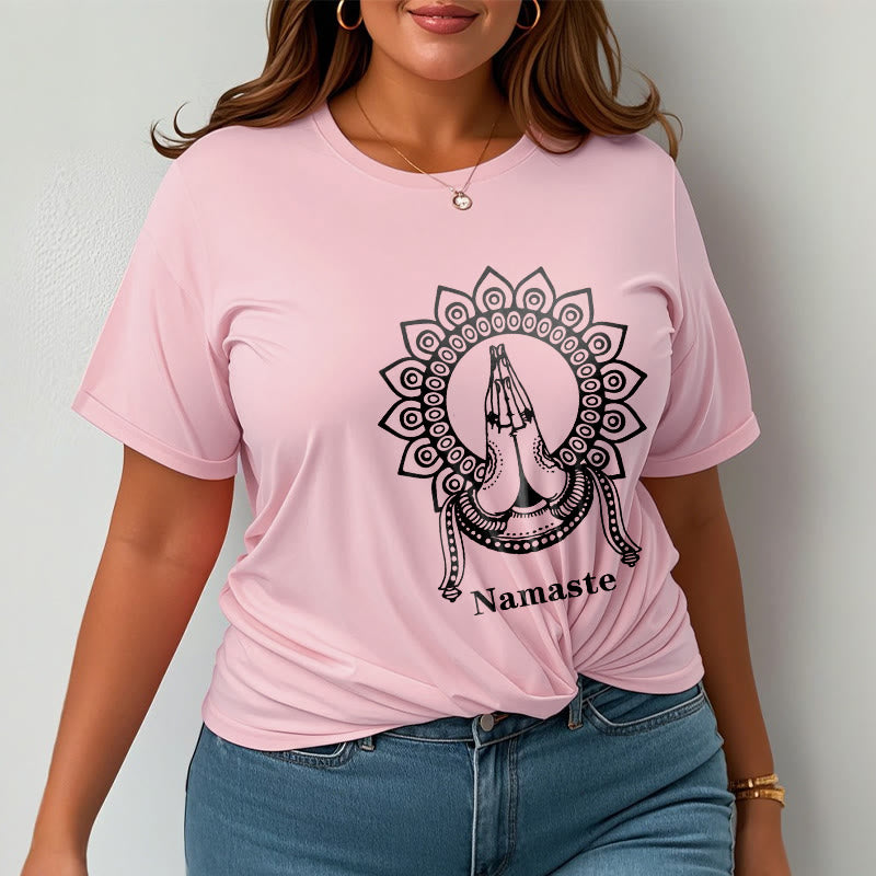 T-shirt z motywem mandali i Buddha Stones - image 13