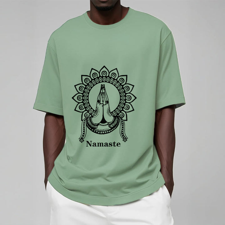 T-shirt z motywem mandali i Buddha Stones - image 16