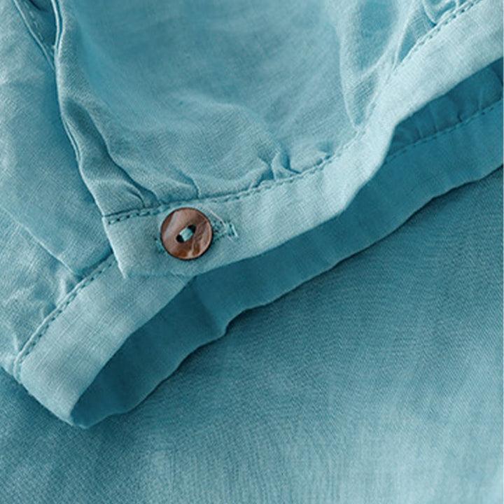 Koszulka damska z okrągłym dekoltem i bawełnianym poliestrem Buddha Stones Casual Plain - image 9