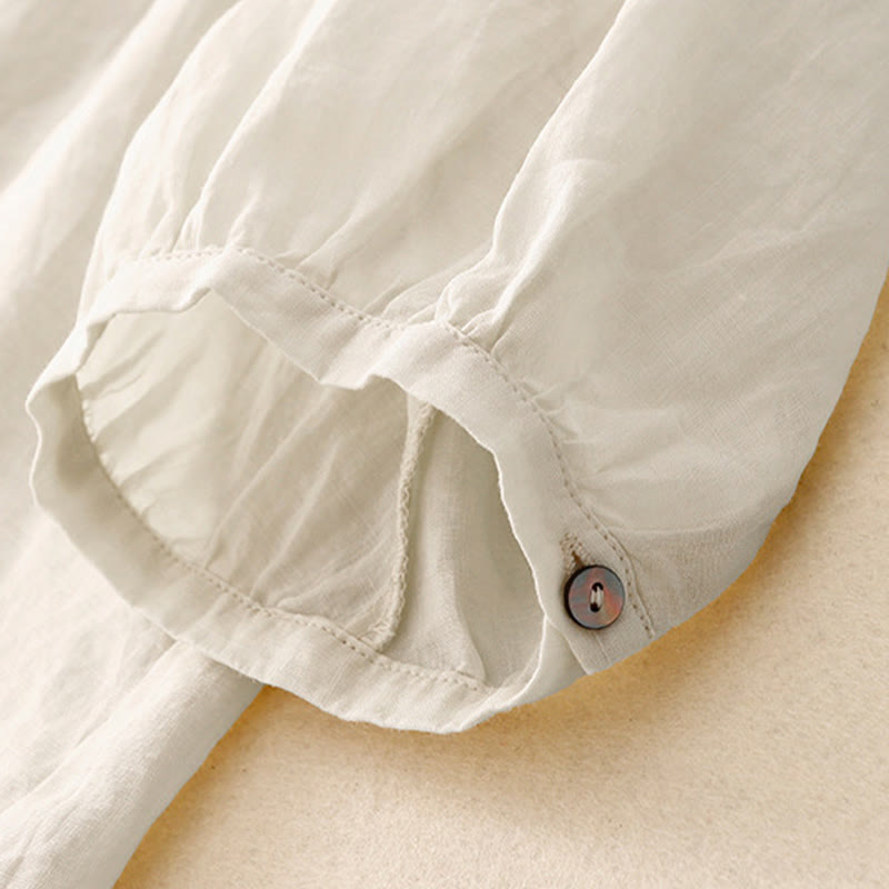 Koszulka damska z okrągłym dekoltem i bawełnianym poliestrem Buddha Stones Casual Plain - image 19