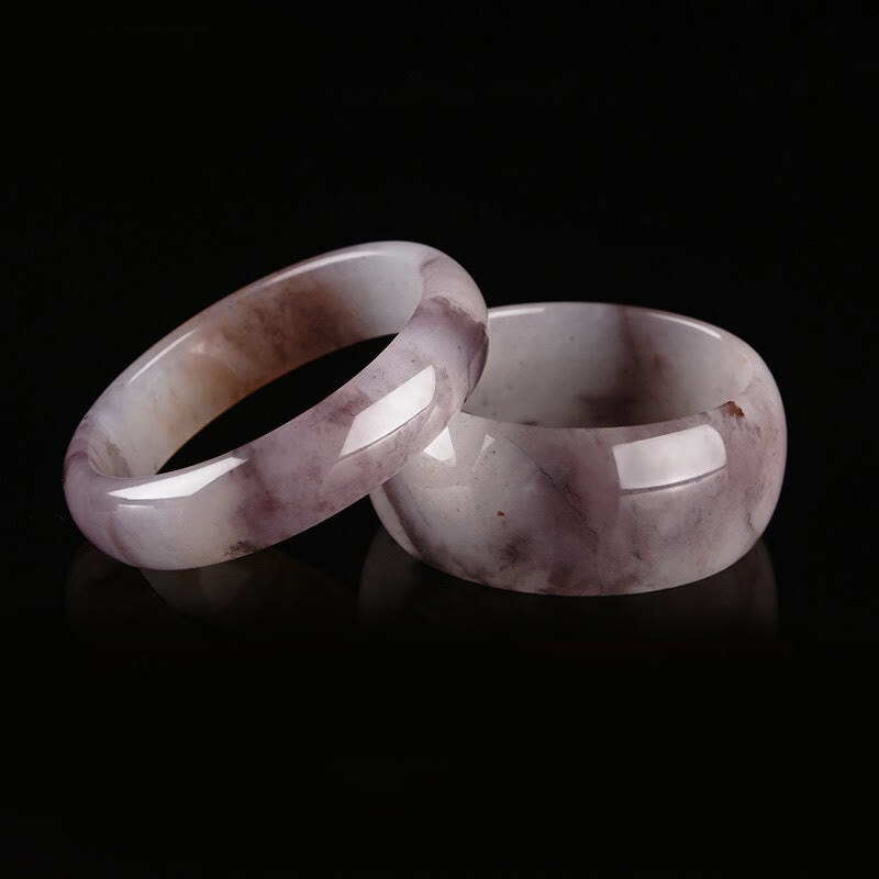 Bransoletka ochronna z fioletowym jadeitem i Buddha Stones