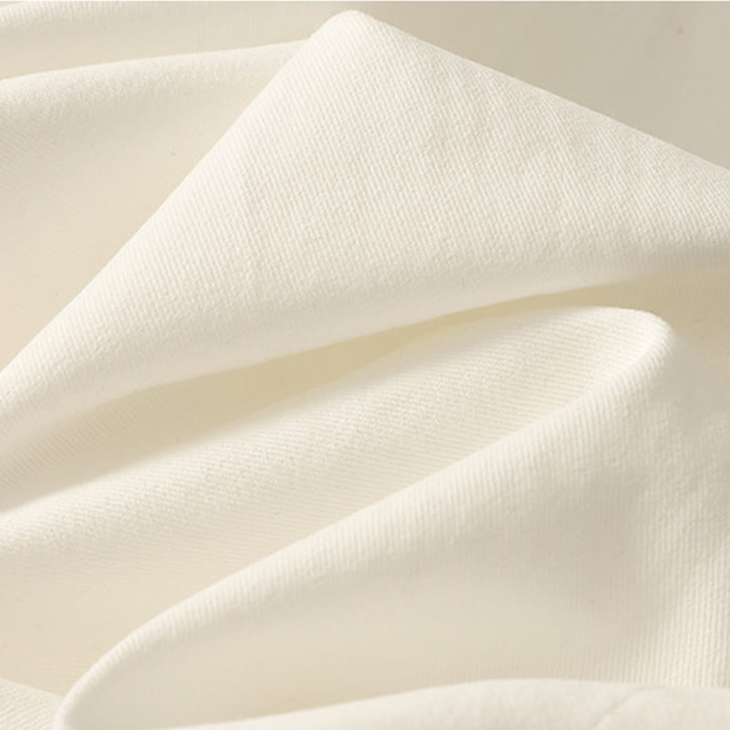 Damskie spodnie bawełniane z szerokimi nogawkami i kieszeniami, z koronką, z Buddha Stones , w jednolitym kolorze - image 13