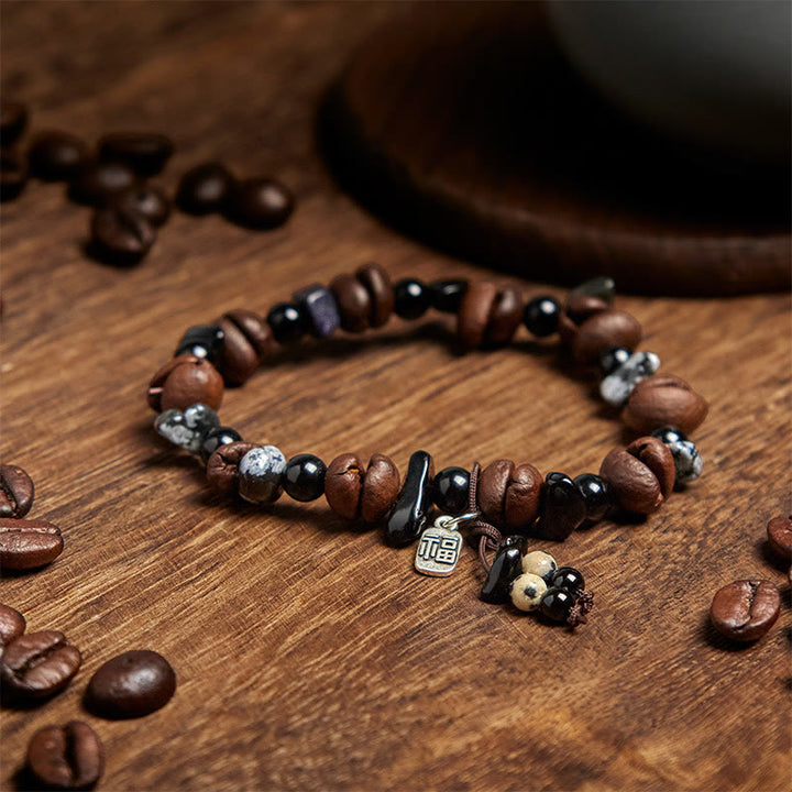 Bransoletka ochronna z naturalnych Buddha Stones Tiger Eye Fu - image 3